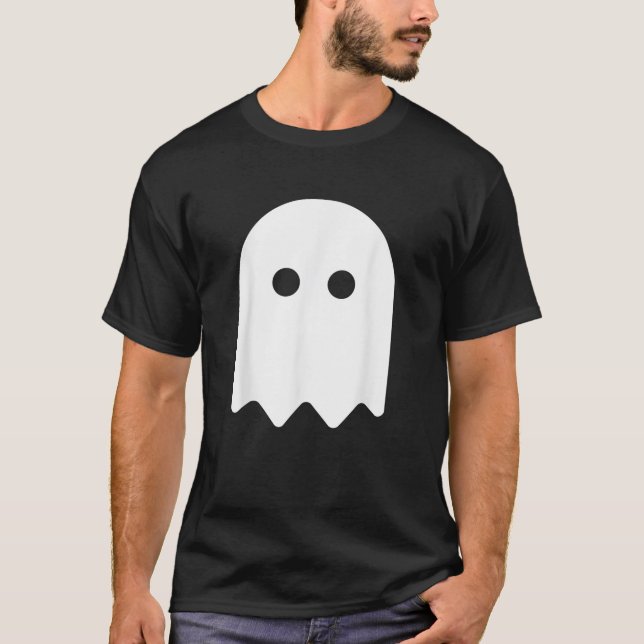 Retro Video Game Ghost  T-Shirt (Front)