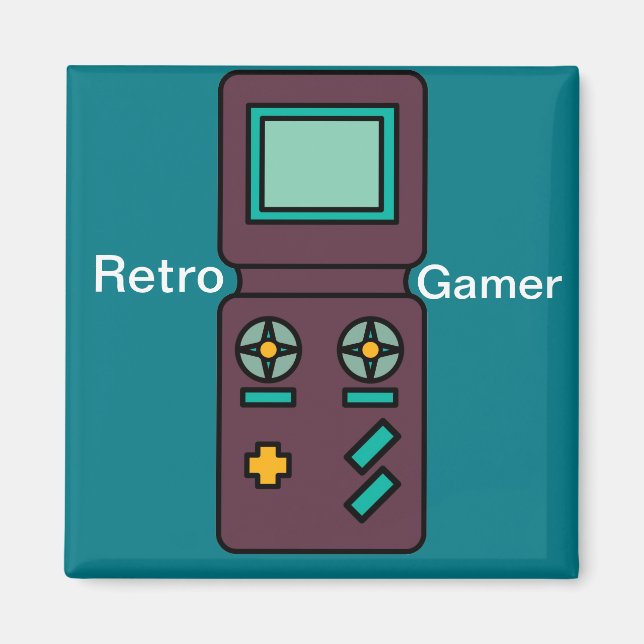 Retro Video Game Magnet (Front)