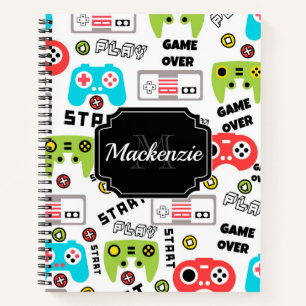 Retro Video Game Notebook