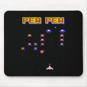Retro Video Game Old School Game 80s Vintage Gamin Mouse Pad