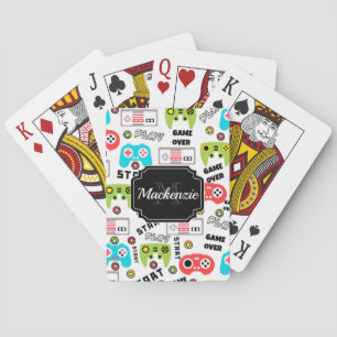 Retro Video Game Playing Cards