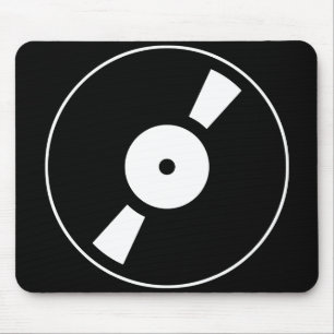 retro vinly record mouse pad