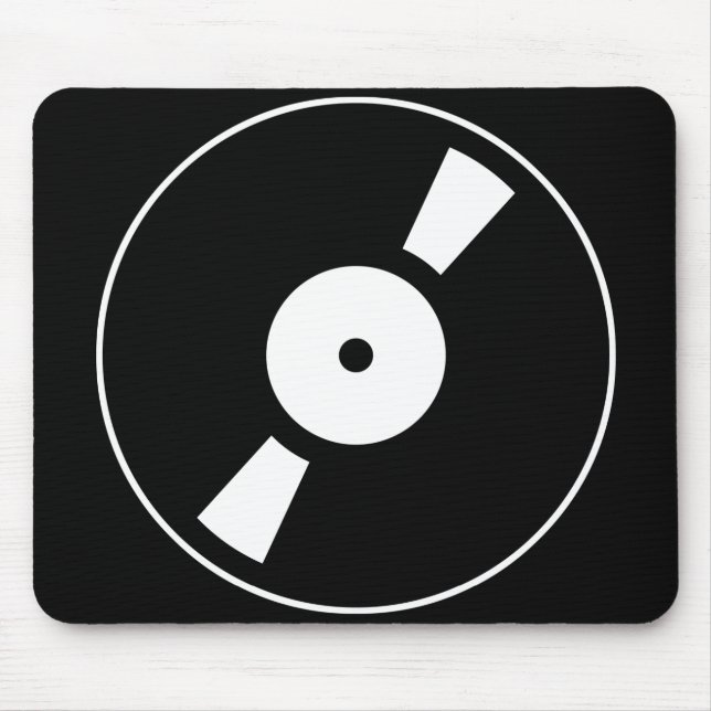 retro vinly record mouse pad (Front)