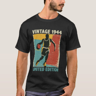 Retro Vintage 1944 Basketball Lover Limited Editio T-Shirt
