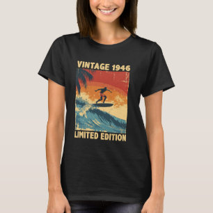 Retro Vintage 1946 Surfing Lover Limited Edition C T-Shirt