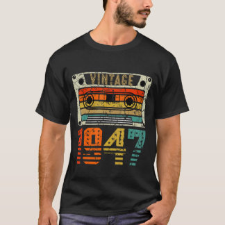 Retro Vintage 1947 75th Birthday T-Shirt