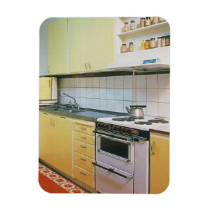 Retro Vintage 1950s Kitchen Magnet