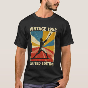 Retro Vintage 1952 Baseball Lover Limited Edition T-Shirt
