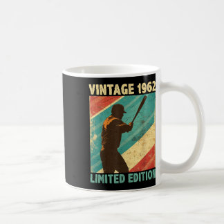 Retro Vintage 1962 Baseball Lover Limited Edition  Coffee Mug