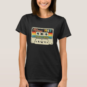 Retro Vintage 1967 Cassette Tape Birthday T-Shirt