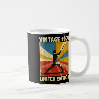 Retro Vintage 1971 Baseball Lover Limited Edition  Coffee Mug
