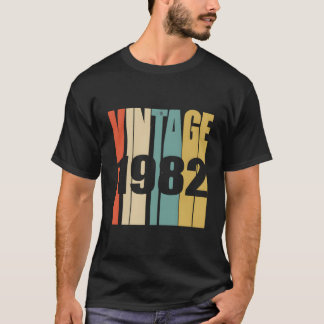 Retro Vintage 1982 Hoodie 41 Yrs Old Bday 41St Bir T-Shirt