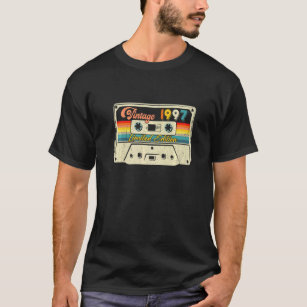 Retro Vintage 1997 Cassette Tape  Birthday T-Shirt