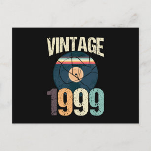 Retro Vintage 1999 21 st Birthday Record Vinyl Vin Postcard