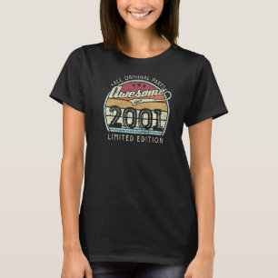 Retro Vintage 2001 Limited Edition 21st Birthday 2 T-Shirt