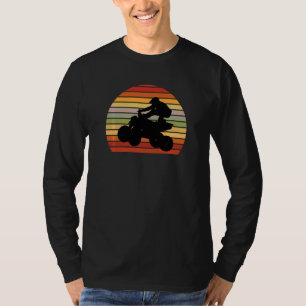 Retro Vintage 4 Four Wheelers Quad Bike Atv Quad R T-Shirt