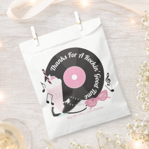Retro Vintage 50's Diner Birthday Party Favour Bag