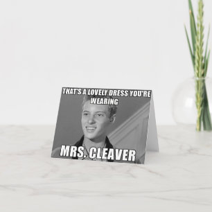 Retro Vintage 60s Card