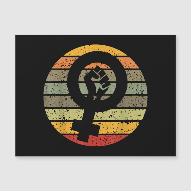 Retro Vintage, 70s 80s 90s Feminist (Front)