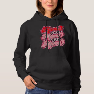 Retro Vintage 70s 80s Mama Leopard Mum Life Mother Hoodie