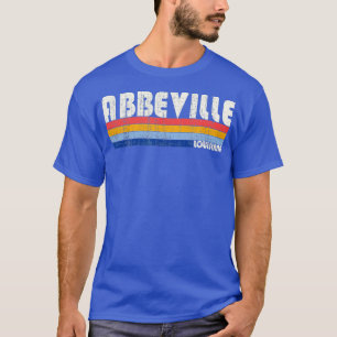 Retro Vintage 70s 80s Style Abbeville Louisiana T-Shirt