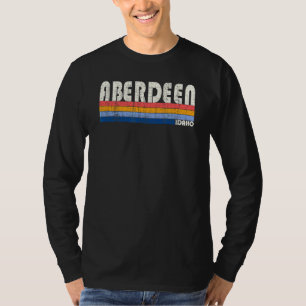 Retro Vintage 70s 80s Style Aberdeen Id T-Shirt