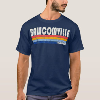 Retro Vintage 70s 80s Style Bawcomville Louisiana  T-Shirt