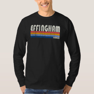 Retro Vintage 70s 80s Style Effingham Illinois T-Shirt