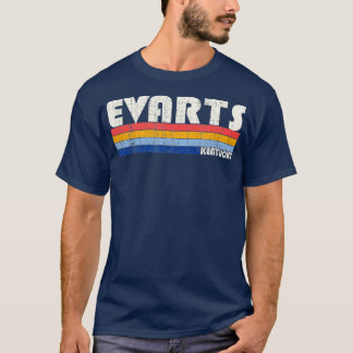 Retro Vintage 70s 80s Style Evarts Kentucky T-Shirt