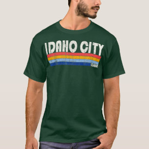 Retro Vintage 70s 80s Style Idaho City ID 1 T-Shirt