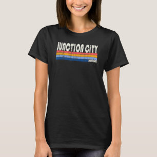 Retro Vintage 70s 80s Style Junction City Kansas T-Shirt