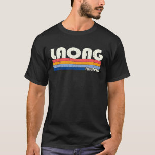 Retro Vintage 70s 80s Style Laoag, Philippines T-Shirt