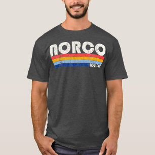 Retro Vintage 70s 80s Style Norco Louisiana  T-Shirt