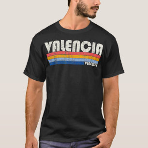 Retro Vintage 70s 80s Style Valencia Venezuela T-Shirt