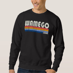 Retro Vintage 70s 80s Style Wamego Kansas Sweatshirt