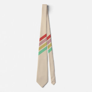 Retro Vintage 70's Stripe Tie