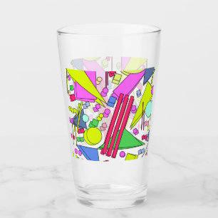 Retro Vintage 80s and 90s Style Glass