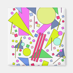 Retro Vintage 80s and 90s Style Magnet