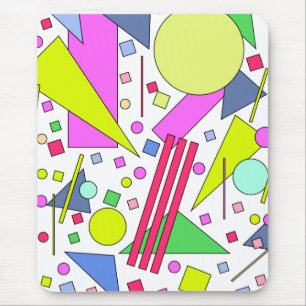 Retro Vintage 80s and 90s Style Mouse Pad