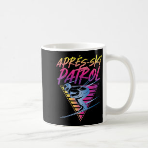 Retro Vintage 80s Apres Ski Patrol Coffee Mug