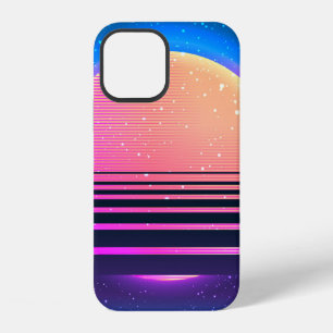 Retro vintage 80s or 90s geometric style abstract iPhone 12 case