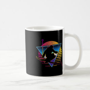 Retro Vintage 80s Ski Coffee Mug