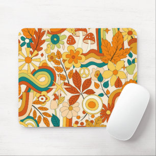 Retro Vintage Abstract Modern Pattern Mouse Pad