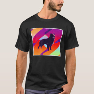 Retro Vintage Aesthetic Belgian Sheepdog T-Shirt