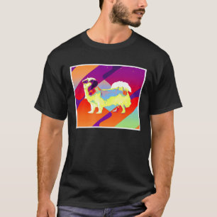 Retro Vintage Aesthetic Tibetan Spaniel T-Shirt