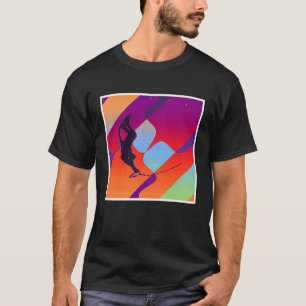 Retro Vintage Aesthetic Wakeboard T-Shirt