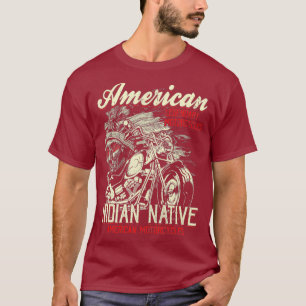 Retro Vintage American Motorcycle Indian for Old T-Shirt