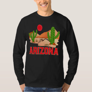 Retro Vintage Arizona Mountains Nature Hiking Men T-Shirt
