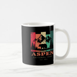Retro Vintage Aspen Colorado Souvenir Kids Hiking Coffee Mug