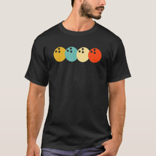 Retro Vintage B0wling Balls T-Shirt